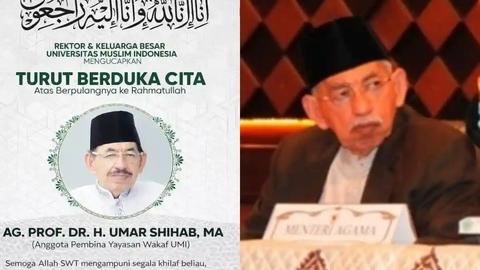 RI1TV.COM: TURUT BERDUKA CITA ATAS WAFATNYA PROF. DR. KH. UMAR SHIHAB – TOKOH NASIONAL YANG MENINGGAL DI MOMEN IDUL FITRI