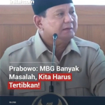 Presiden Prabowo Marah Besar, Program MBG Penuh Masalah & Wajib Ditertibkan! Habib Salim Jindan Baharun Ajak Masyarakat Awasi